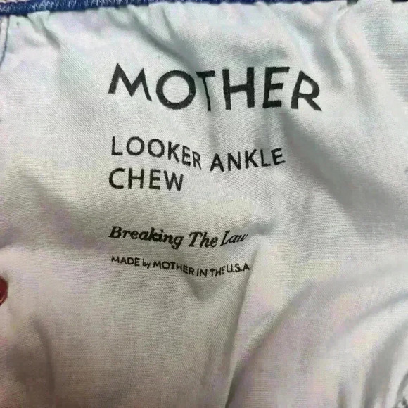 Mother Looker Chew Ankle in Breaking The Law Size 26 - Picture 8 of 10